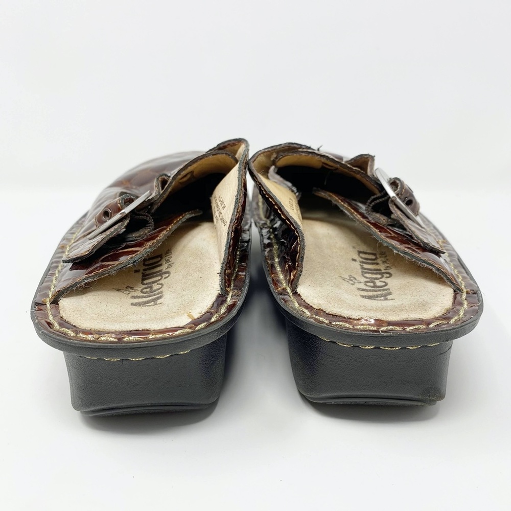 Alegria Choco Croco Clogs - Picture 2 of 8